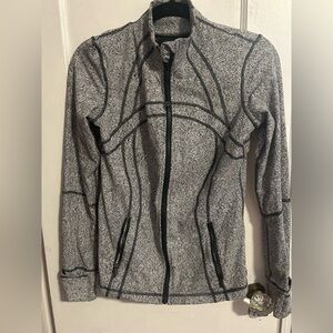 Lululemon Define Jacket Black And White Size 6